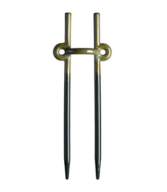 berg Folk: Hinto GLAZED Plant Stake, Moss Green