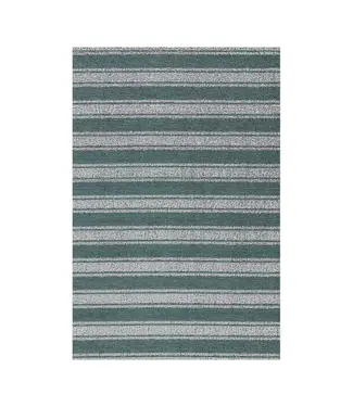 Chilewich Martha Stewart | Chilewich Boardwalk Stripe Shag Runner, Seaside 24"x72"