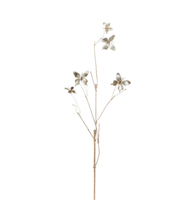 CHAMPAGNE BUTTERFLY BRANCH 38"