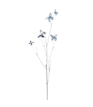 BLUE BUTTERFLY BRANCH 38"