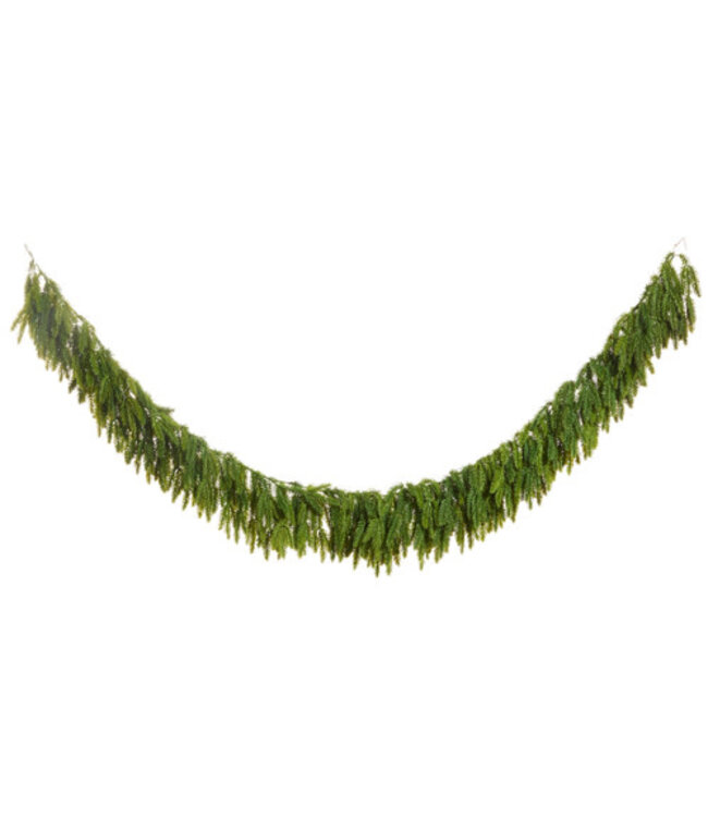 GREEN HANGING GARLAND 6'