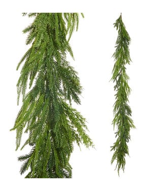 MIXED GREENERY GARLAND 6'