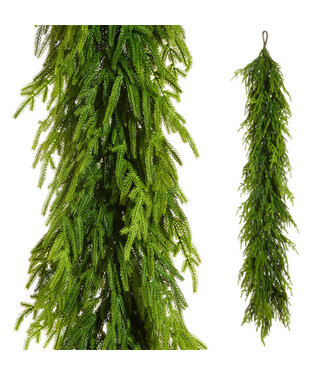 Faux NORFOLK PINE GARLAND 6'