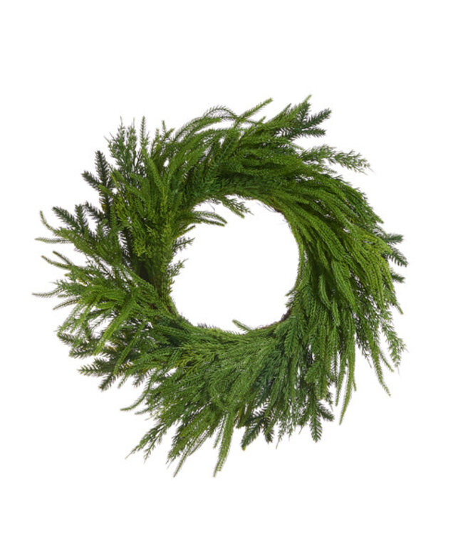 MIXED CEDAR WREATH 24"
