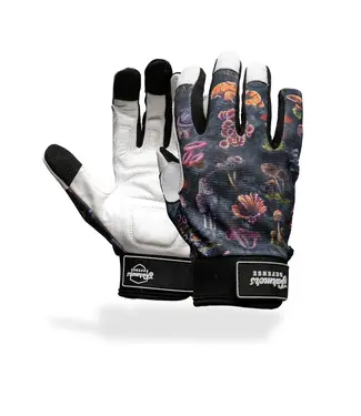 Farmers Defense Leather Gloves - 'Fungi Foragers'