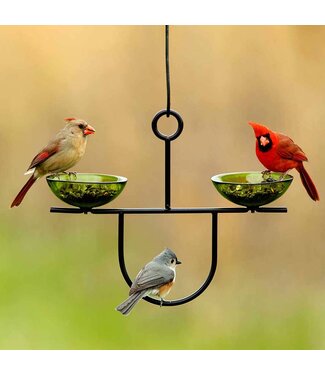 Side By Side Poppy Feeder Lime