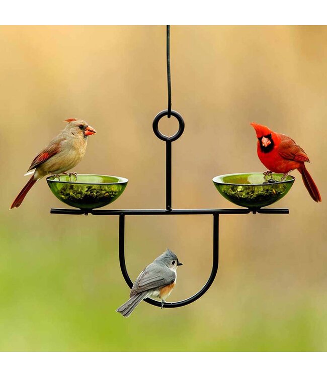 Side By Side Poppy Feeder Lime