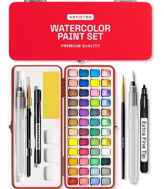 Artistro Watercolor Paint Set in Portable Box
