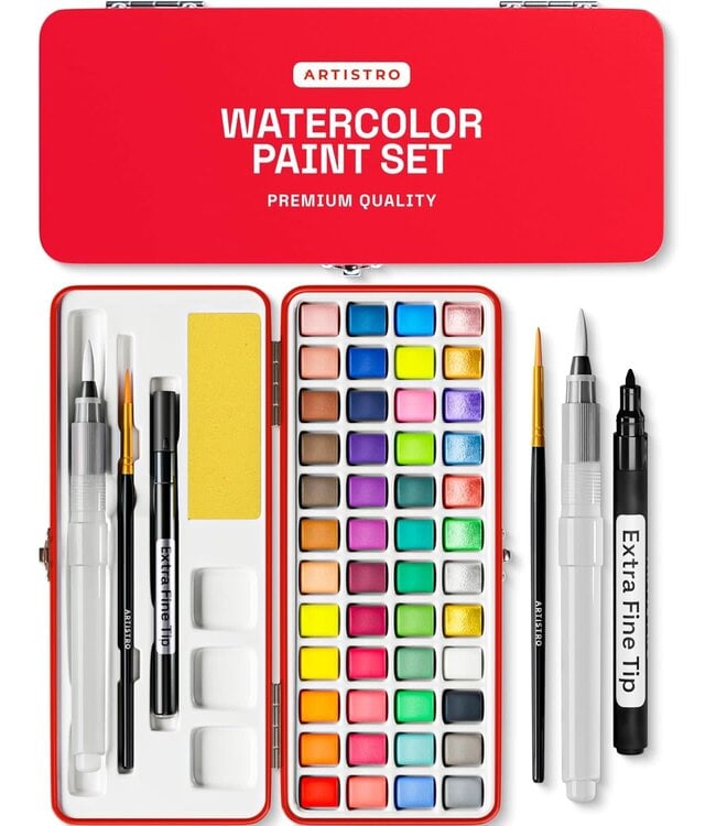 Artistro Watercolor Paint Set in Portable Box