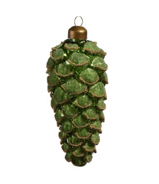 Christmas 5" Green Pinecone Ornament