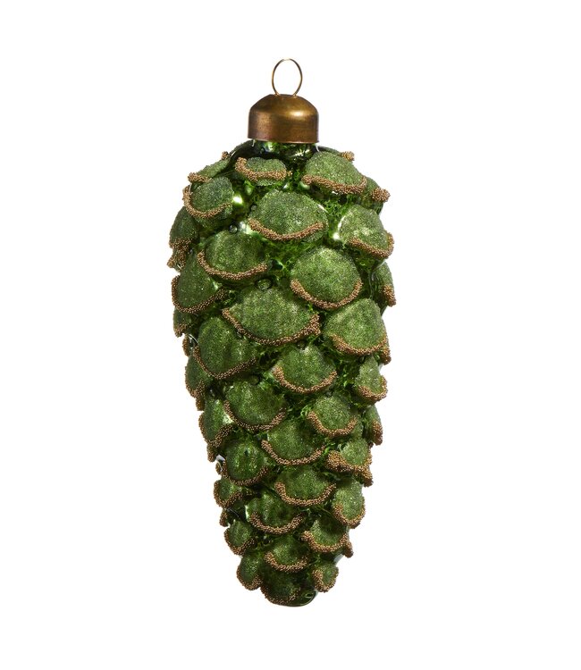 Christmas 5" Green Pinecone Ornament