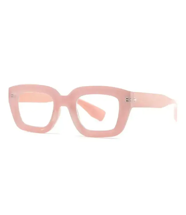 Owen | Transparent Pink | Blue Light 1.75