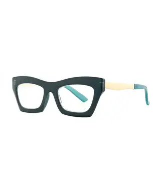 Alexa | Dark Teal | Gold | Blue Light 1.50