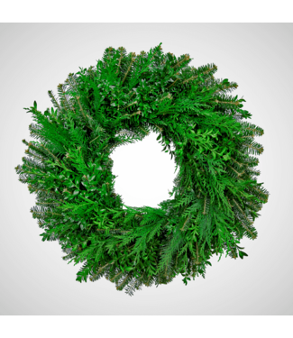 Wreath - Mixed Greens SF Wreath