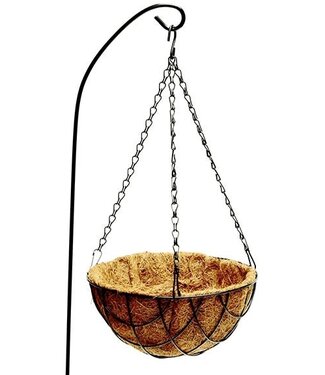 Oregon Wire 12" Diamond Hanging Basket w/  coco Liner