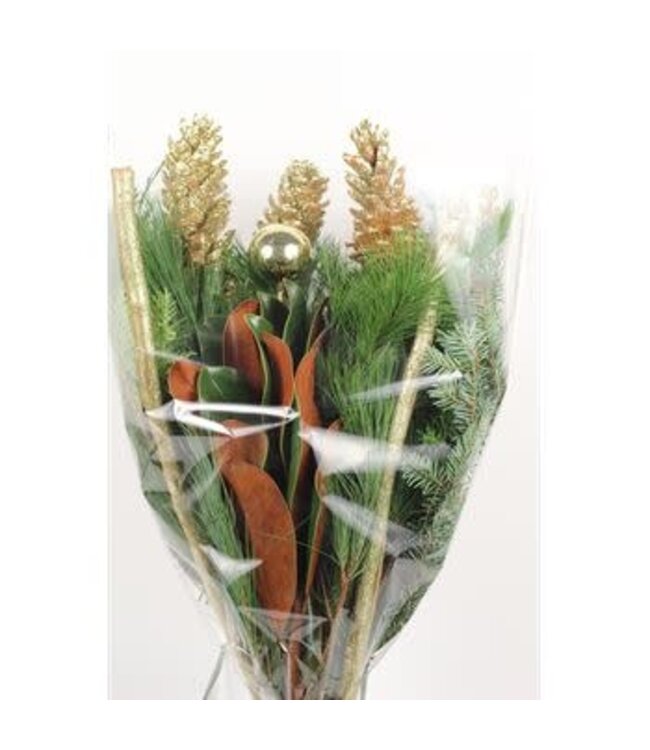 Bouquet Greens and Golds Large