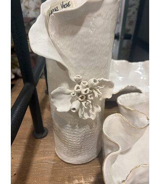 Southern Wheel Large Vase 13.5"x5"