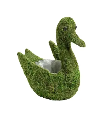 Deco Moss Animal - Swan 13"