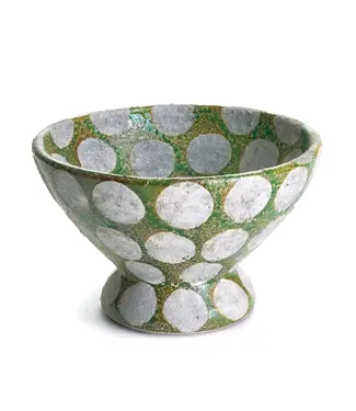 Kiley Footed Bowl Green