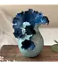 Artisan-made Burst Vessel,  Blue