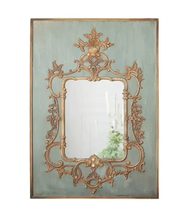 Wood Vintage Mirror