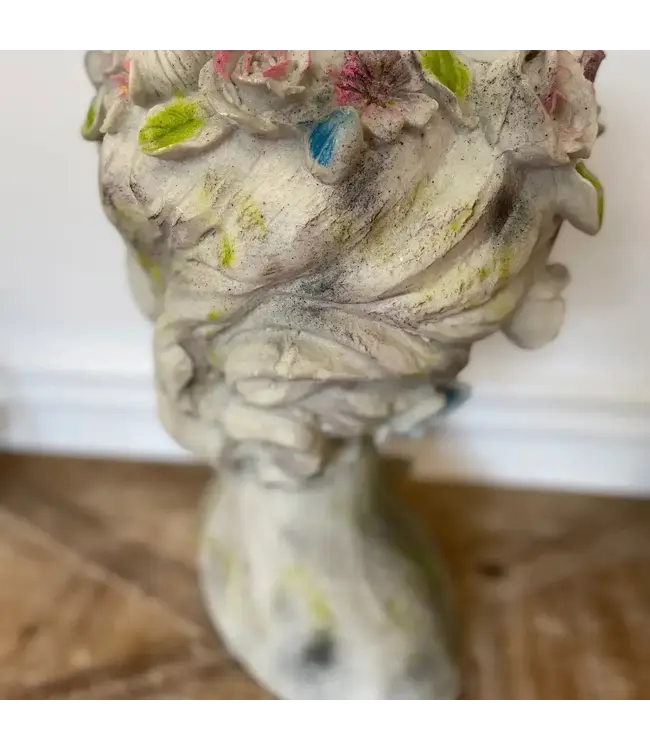 Girl Planter with Butterflies