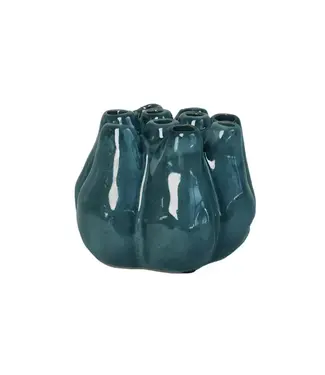 Organic Blue Flower Vase