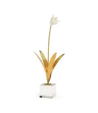 Tulip Sculpture with Lucite Base