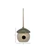 Green Ceramic Bird Feeder/ house