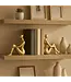 Gold Resin Modern Lady Bookends , Set