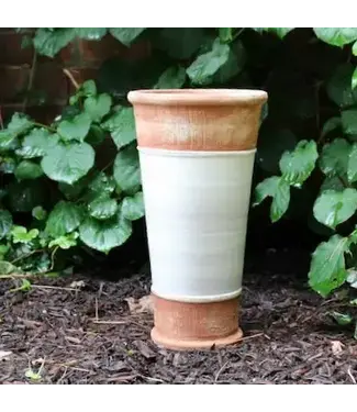 Terracotta and Ceramic Pot ,  Large