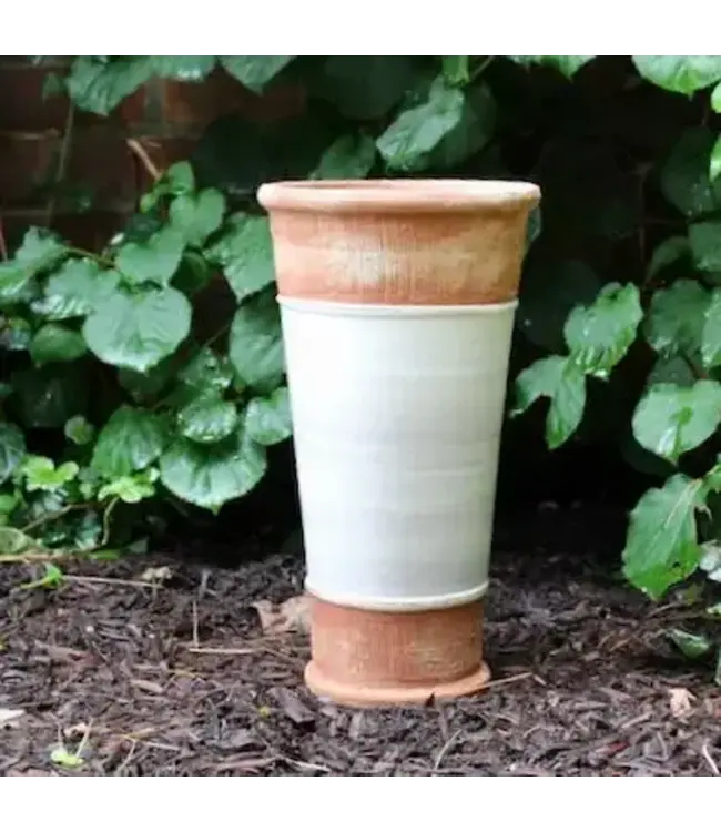 Terracotta and Ceramic Pot ,  Large
