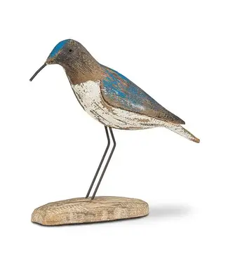 Small Sandpiper On Base 6.5"H