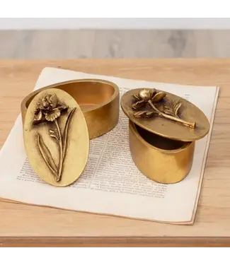 Brass Trinket Box Set of 2