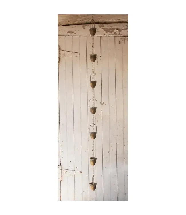 Bucket Rain Chain 60"L set of 2