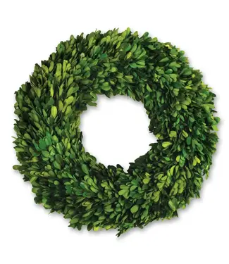 Preserved Boxwood Wreath 16in