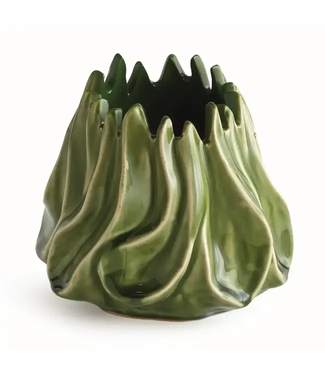Callista Vase Green Small