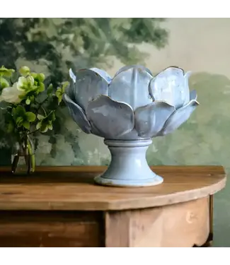 Ceramic Petal Bowl Blue Large