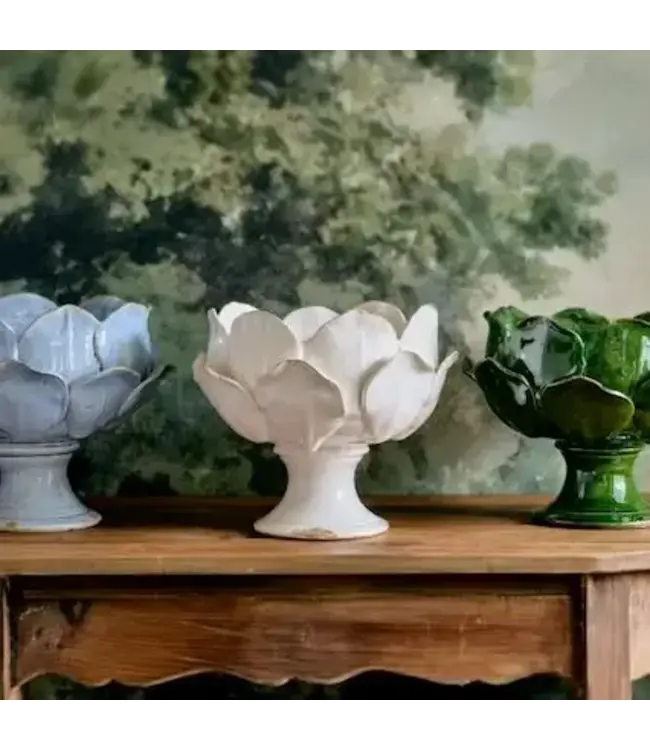 Ceramic Petal Bowl Verde Large