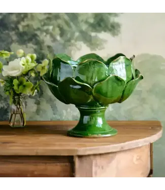 Ceramic Petal Bowl Verde Small