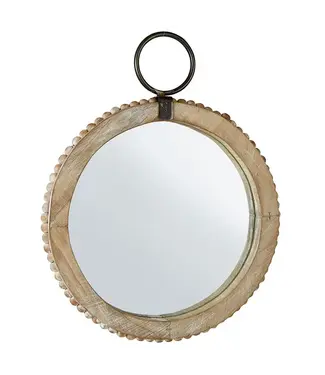 Beaded Hanging Mirror