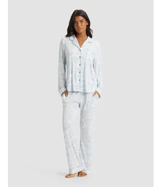 Women's Bamboo Stretch-Knit Long Sleeve Pajama Set