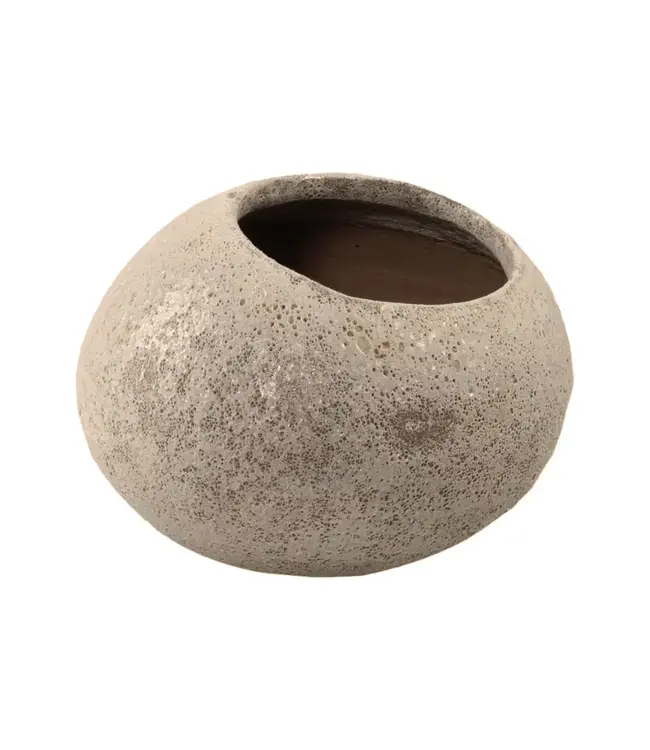 Anamese Garden + Home Ronde Planter Medium 10"H x 16"W Dune