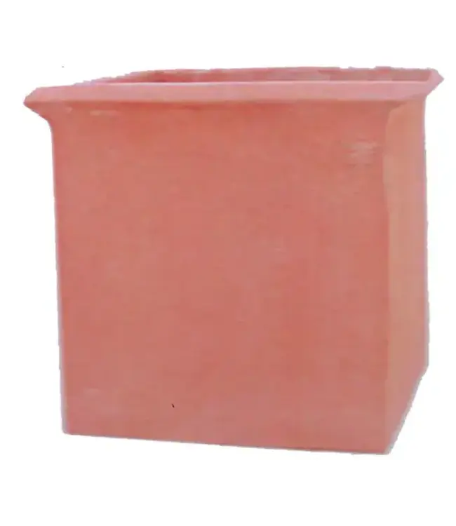 Aria Square 20"H x 18"W Italian Classic Terra Cotta