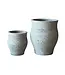 Orbi Vase Small13"H x 11.5"W  Greige (no hole)