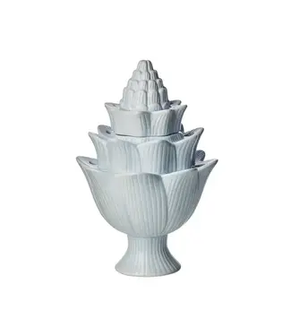 Artichoke Handmade Ceramic Tulipiere Small Blue