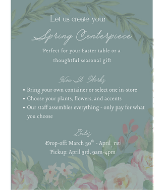 Centerpiece Experience Spring 2026