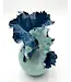 Artisan-made Burst Vessel,  Blue