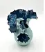 Artisan-made Burst Vessel,  Blue