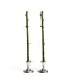 Stick Candles Hemlock, Pair